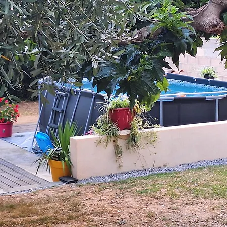 Maison De Charme A Avec Vue Sur Jardin Et Montagne Feriehus Autignac (Herault)